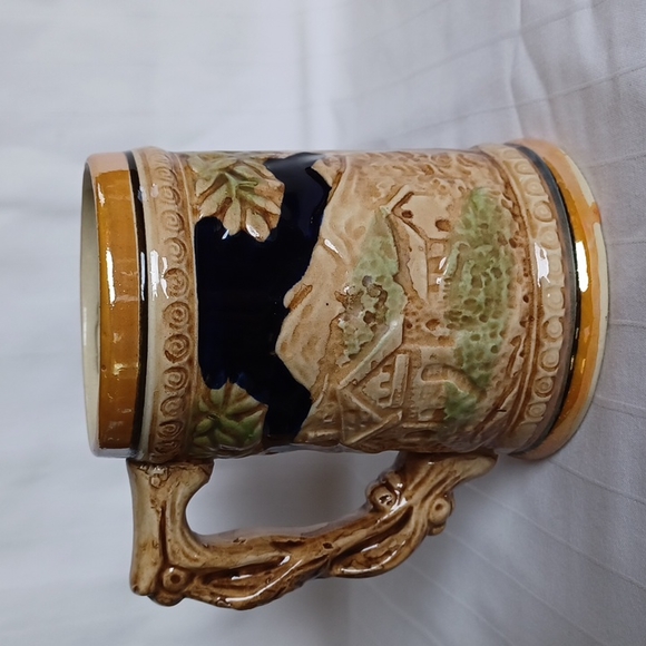 Vintage German Style Beer Stein/Mug w/ Woman - Picture 2 of 6